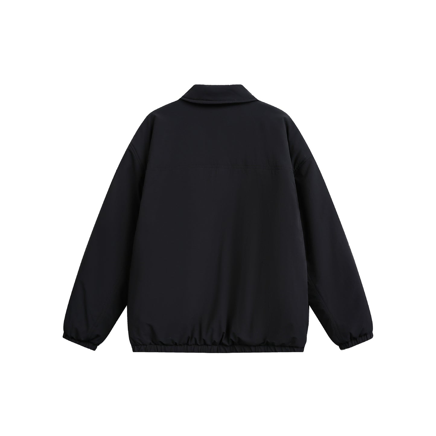 Solid Color Water-Resistant Lightweight Thinsulate Insulated Stand-Up Collar Cotton Jacket